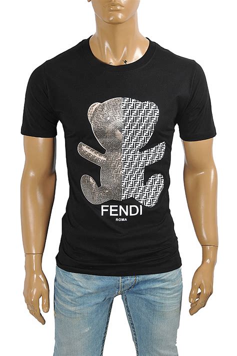 fendi tshirt bear|fendi peekaboo t shirt.